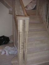 Staircase before restoration by DJ Bulpitt